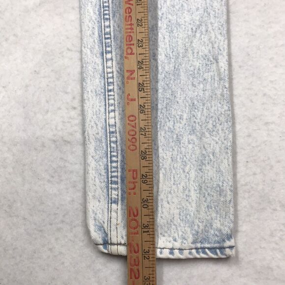 90s LEVIS Silvertab 512 Acid Wash Jean Men 33/34 (30x32 actual) USA Slim Taper - Picture 13 of 16